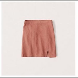 Abercrombie linen blend mini skirt